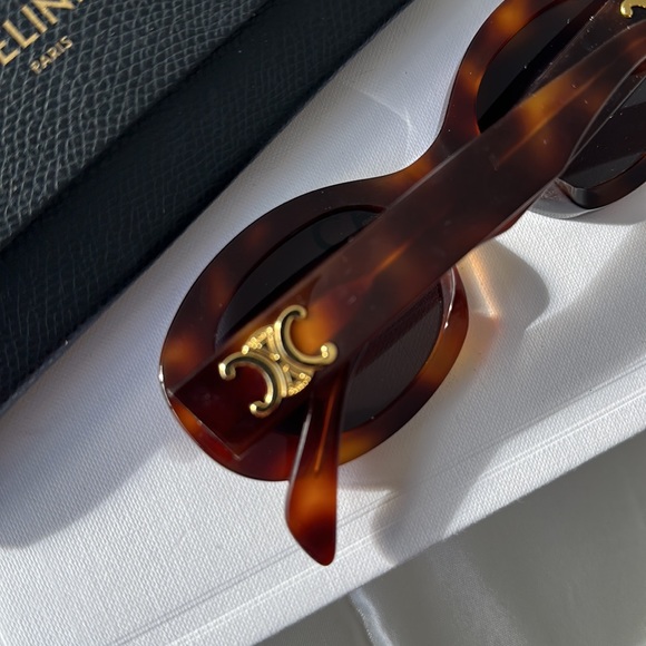 CELINE Triomphe Oval Sunglasses (Brand New) - Picture 6 of 6